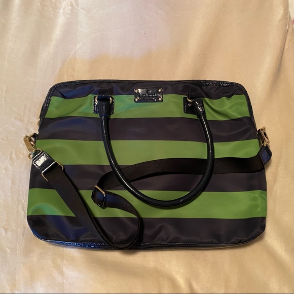 kate spade Handbags - Kate Spade Cambridge Stripe Calista Laptop Bag